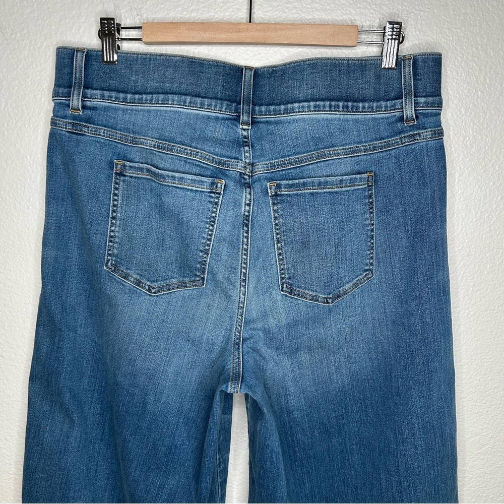 NWT Spanx Seamed Front Wide Leg Jean in Vintage Indigo 1X - Picture 11 of 16